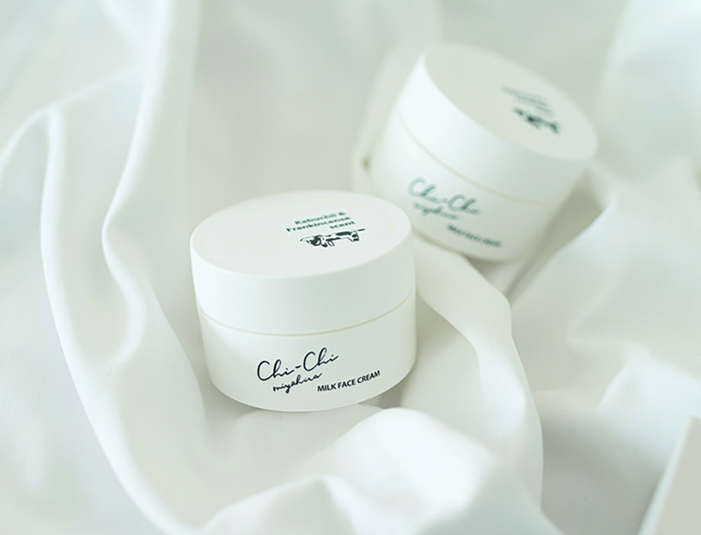 【宮平乳業】Chi-Chi ミルクフェイスクリーム ゲットウ&ラベンダーの香り