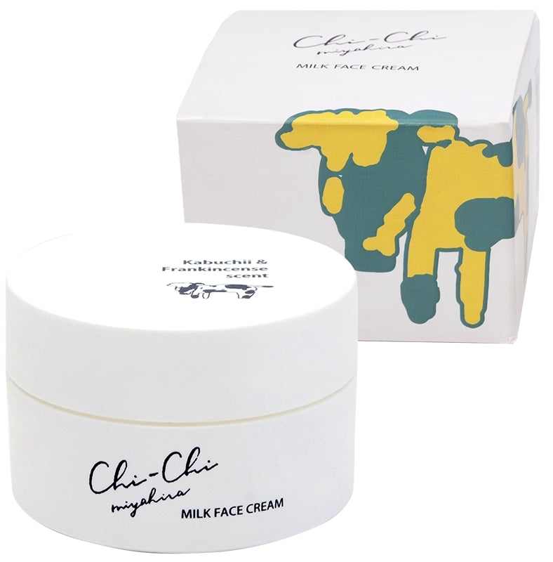 【宮平乳業】Chi-Chi ミルクフェイスクリーム カーブチー&フランキンセンスの香り