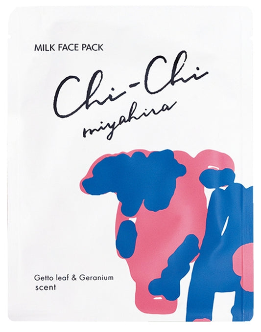 [Miyahirai Dairy Business] CHI-CHI Milk Face Pack Get Get & Geranium scent