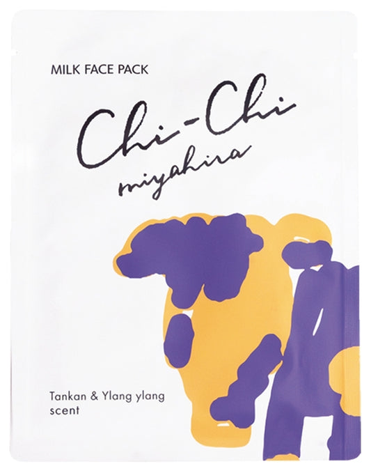 [Miyahirai Dairy Business] CHI-CHI Milk Face Pack Tankan & Ylang Ylang scent